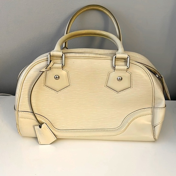 Louis Vuitton Epi Bowling Montaigne Bag Cream-Vintage - Picture 2 of 11